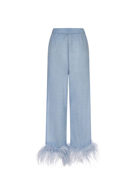 Pantaloni Lumiere Con Piume Crystal OSEREE | LPF213-LUREX PLUMAGECRYSTAL